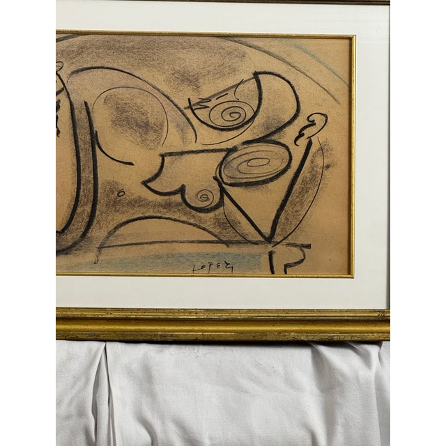 Lucia Lopez Cubist Figuative Study For Sale - Image 4 of 7