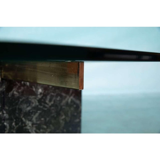 Glass Vintage Italian Coffee Table by Artedi, 1970s For Sale - Image 7 of 16