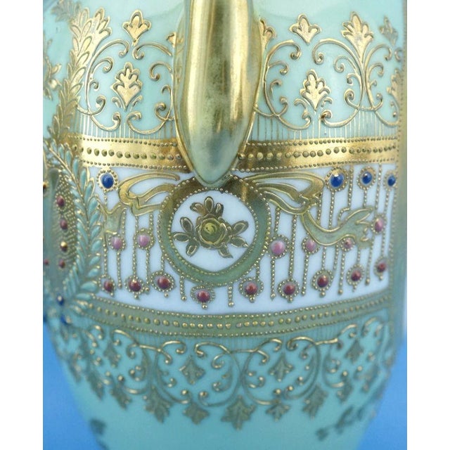 20th Century Empire Japanese Porcelain Vases with Gold Moriage Decoration, Noritake, 1890s, Set of 2 For Sale - Image 18 of 18