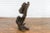 Chocolate Contemporary Lost Wax Bronze Sculpted Group of Two Dogs Climbing Up a Tree For Sale - Image 8 of 11