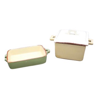 Italy “Vietri” 1950 Ceramic Italian Cookware For Sale