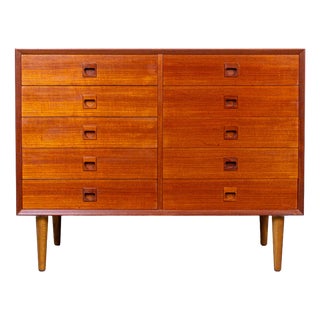 Vintage Danish Chest of Drawers in Teak by Erik Brouer, 1960s For Sale