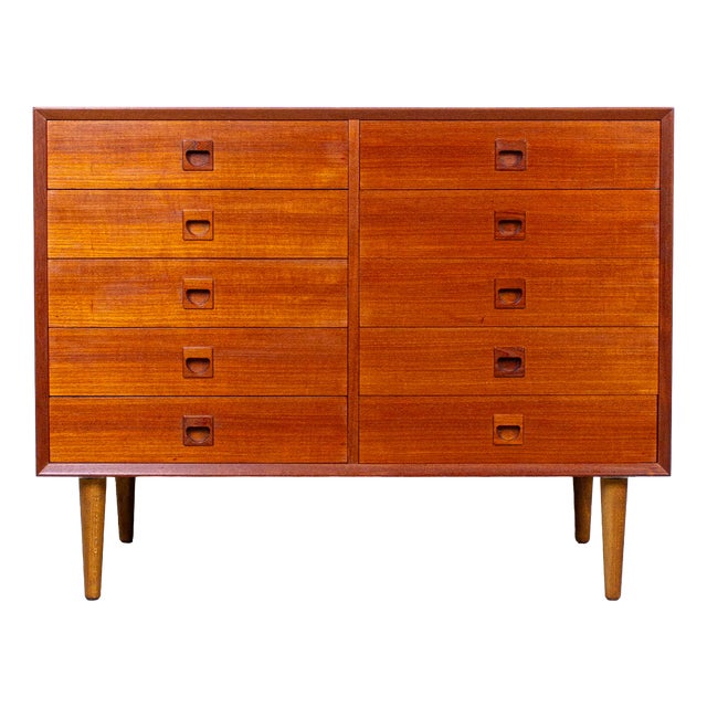 Vintage Danish Chest of Drawers in Teak by Erik Brouer, 1960s For Sale