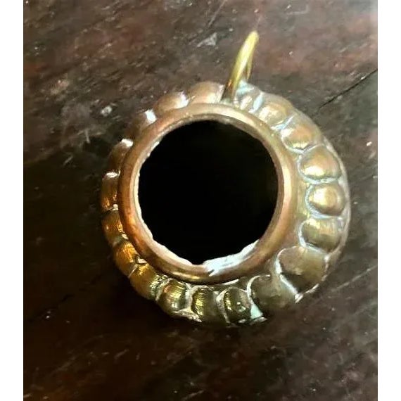 1950s Egyptian Hammered Copper Cream Pitcher For Sale - Image 4 of 7