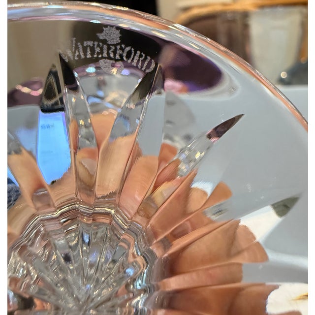 Waterford Late 20th Century Lismore Diamond Martini Glasses - a Pair For Sale - Image 4 of 4