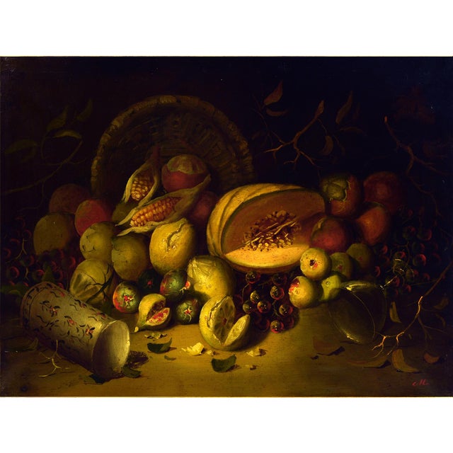 This atmospheric still life by Italian painter Antonio Celli is a fine example of the artist's ability to reinterpret the...