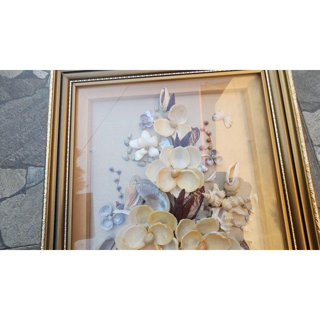 Diorama Framed Flowers Picture from D. Jones, 1970s For Sale - Image 6 of 11