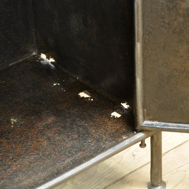 Vintage Iron Nightstands, 1910, Set of 2 For Sale - Image 11 of 13