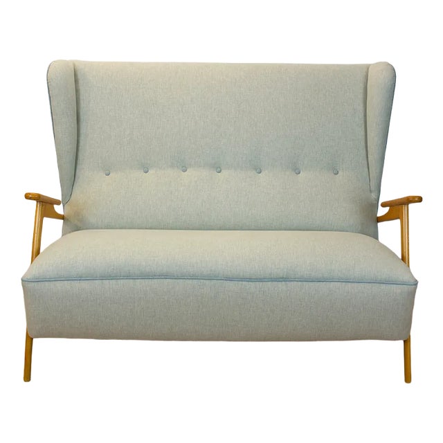 Mid-Century Spanish Two-Seater Sofa, 1950s For Sale