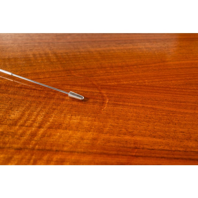 Brown Iconic Super Expanding Table in the Style of the 'Maria Flap' by Bruno Mathsson, European Walnut, Yugoslavia, C. 1960s​ For Sale - Image 8 of 12