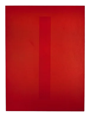 Lorenzo Indrimi, Red Six IX, Original Lithograph, 1970s