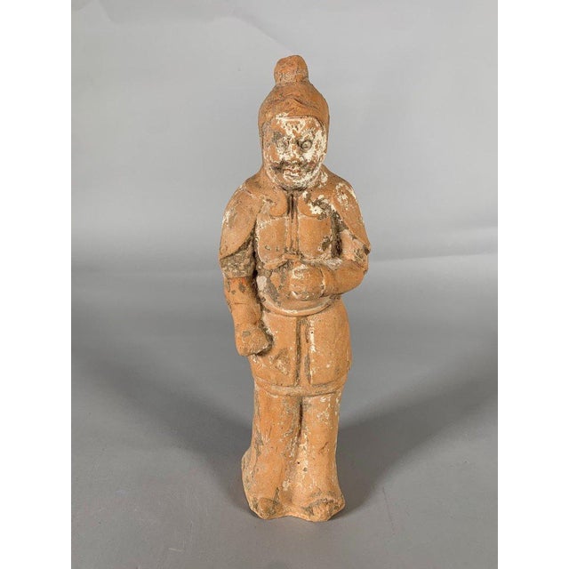 15th Century & Earlier Sculpture of a Soldier, China, Tang Dynasty (618-907 AD), Archaeology For Sale - Image 5 of 8