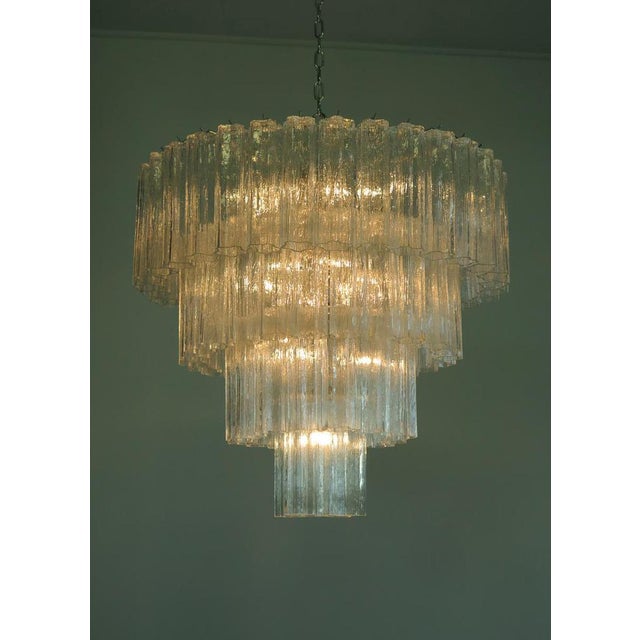 Italian Murano Glass Chandelier, 1980s, Set of 2 For Sale - Image 4 of 16