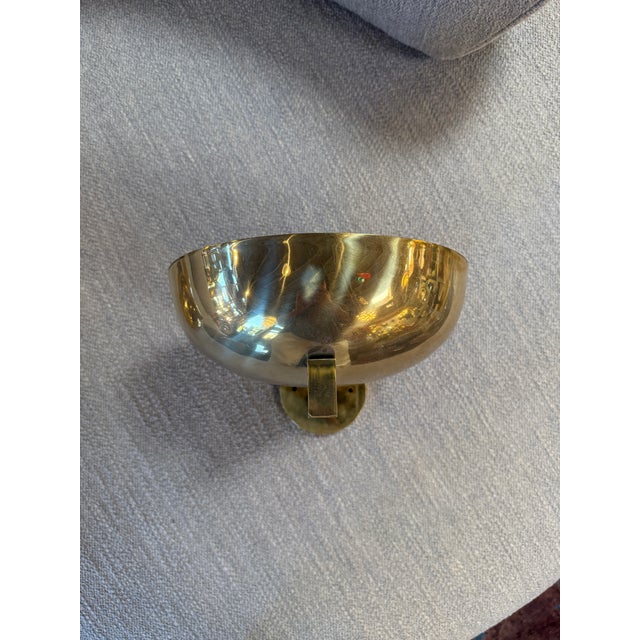1970s Italian Bowl Shape Sconces - a Pair For Sale - Image 9 of 9