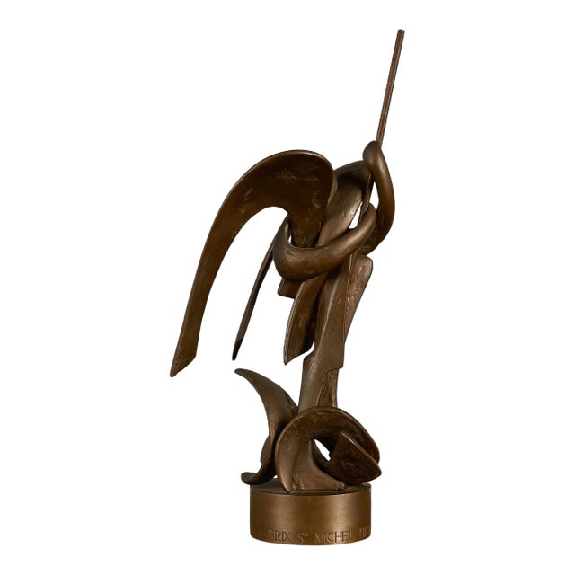 Bronze Saint-Michel Sculpture by Olivier Strebelle For Sale