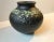 Black Nordic Fat Lava Vase by Palle Skat Nielsen, 1970s For Sale - Image 10 of 10