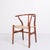 Model CH24 Wishbone Chairs in Mahogany and Wicker by Hans J. Wegner for Carl Hansen & Søn, 1990s, Set of 4 For Sale - Image 3 of 13