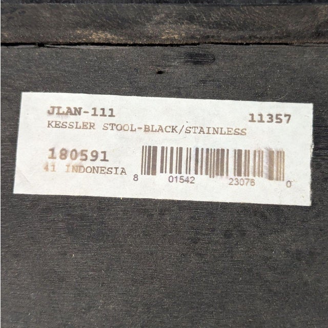 Wood Four Hands Kessler Stool For Sale - Image 7 of 8