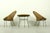 Vintage Italian Rattan Basket Chairs and Bistro Table Set, 1960s, Set of 3 For Sale - Image 18 of 18