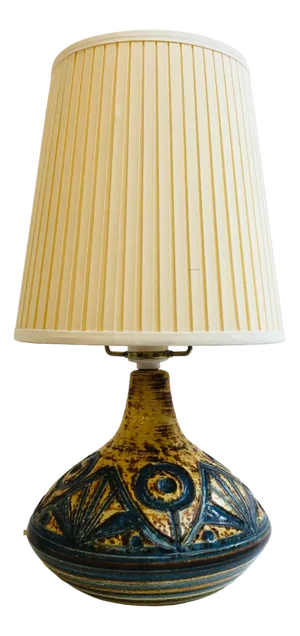 Mid-Century Danish Ceramic Table Lamp by Arne Finne Nielsen for Søholm Ceramic, 1960s
