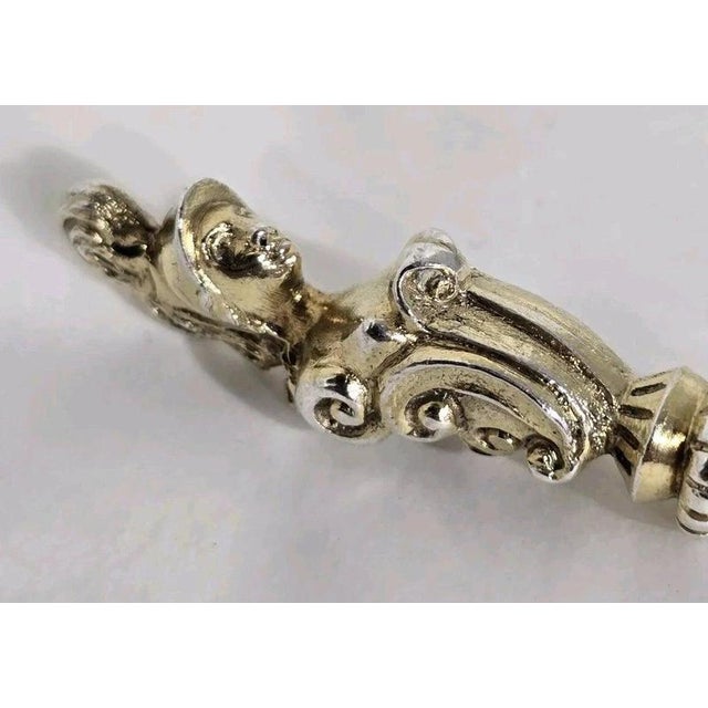 Antique Victorian Sterling Silver Serving Spoons from Mappin & Webb, 1887, Set of 2 For Sale - Image 10 of 13
