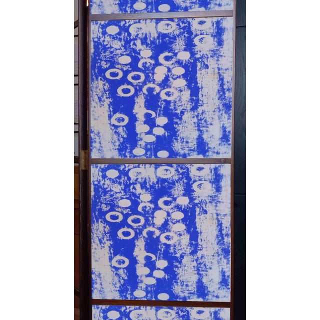 Room Divider with Design and Mirror by Pietro Meccani for Meccani Design For Sale - Image 4 of 5