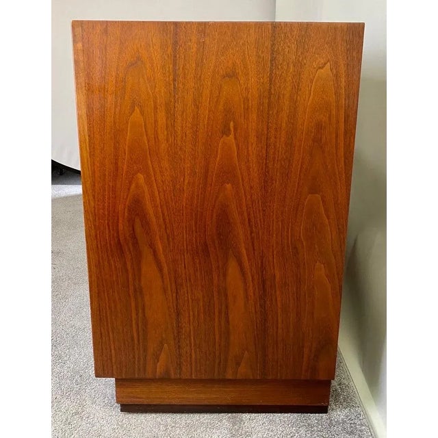 John Stuart Mid-Century Modern Walnut and Burl Wood Sideboard Credenza For Sale - Image 10 of 12