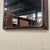 Metal Rectangular Wall Mirror with Wooden and Brass Frame, 1950s For Sale - Image 7 of 10