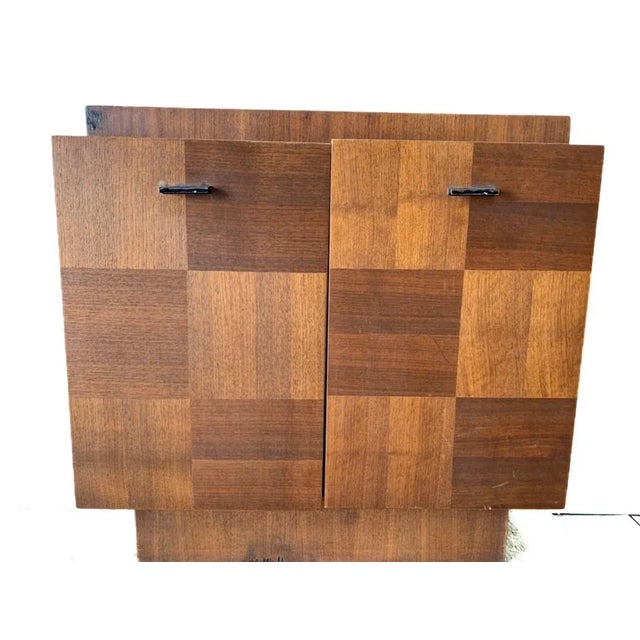 1960s Pair of Lane Brutalist Mid Century Modern Style Nightstands For Sale - Image 9 of 15