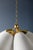 Brass Hudson Valley Lighting Bronson 37.5 in. 6 Light Chandelier in Aged Brass and White Plaster Finish For Sale - Image 8 of 11