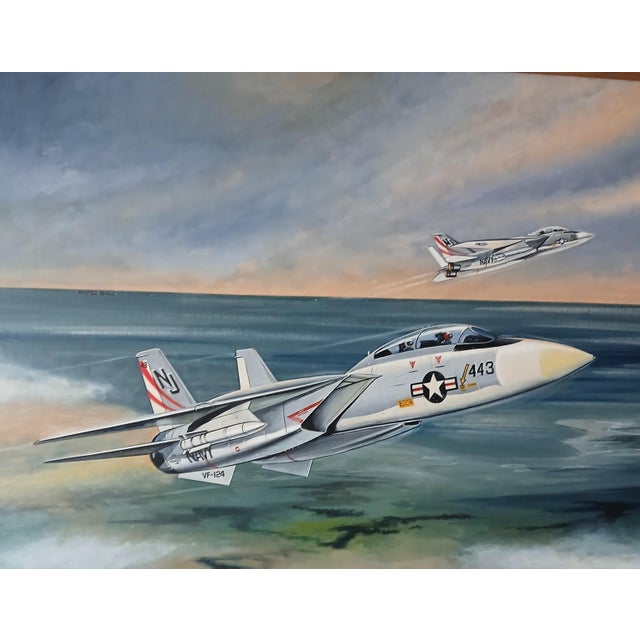Len Musk's aviation illustrations are highly prized. One recently sold at Heritage Auction. The Grumman F-14 Tomcat is an...