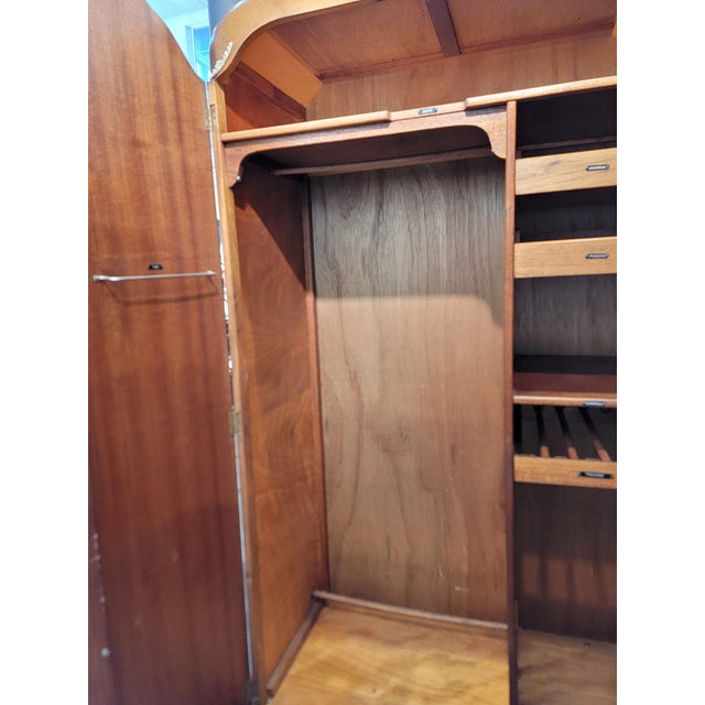 Art Deco Style 2 Door Fitted Wardrobe For Sale In San Francisco - Image 6 of 18
