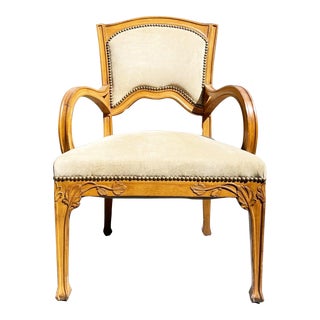 Hector Guimard French Art Nouveau Fauteuil (Arm Chair) For Sale