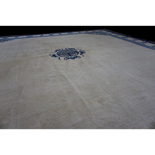 This is a spectacular and highly authentic room-sized 19th-century antique Chinese Peking carpet, . Hand-knotted circa...