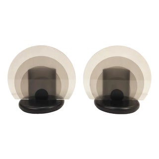 Vintage Italian Table Lamps in the style of Bruno Gecchelin for Skipper and Pollux, 1980s, Set of 2 For Sale