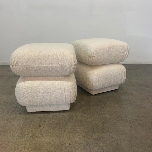 Not Yet Made - Made To Order Bon Bon Ottoman by Vintage on Point For Sale - Image 5 of 8