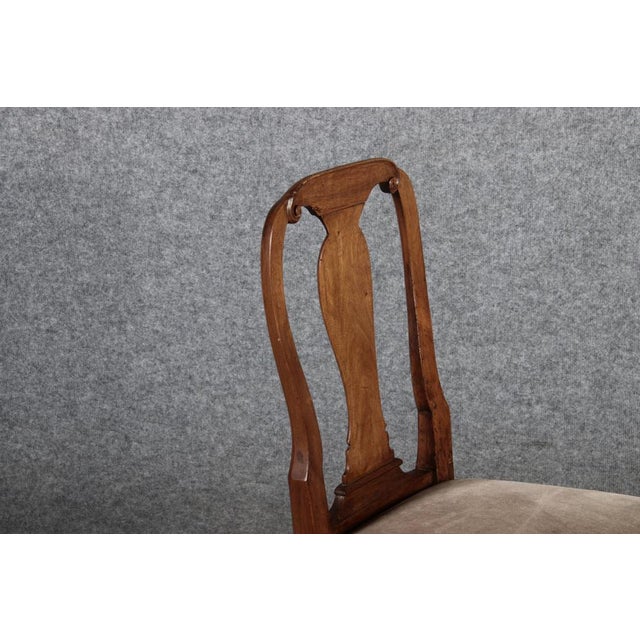 Antique Baroque Chairs in Walnut, 1800, Set of 2 For Sale - Image 18 of 18