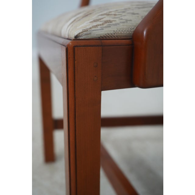 Set of Eight Eldred Wheeler Cherry Dining Room Chairs For Sale - Image 12 of 18