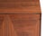 Ramseur Furniture Mid Century Walnut Brass Diamond Front Cabinet Credenza Unmarked For Sale - Image 13 of 14