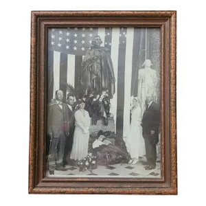 Original 1931 Jefferson Davis Capitol Statue Unveiling Photo