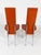 Brown Set of (5) Leather Italian Dining Chairs For Sale - Image 8 of 11