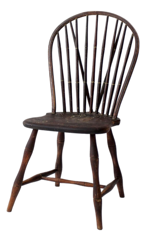 Antique 19th Century Brace Back Windsor Chair