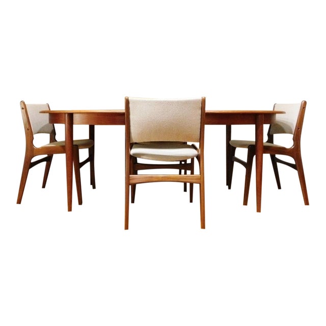 Mid-Century Modern Gudme Mobelfabrik Danish Teak Dining ...