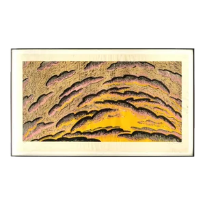 Original 52" Louisa Chase Signed "Dusk" Woodcut Edition 9/20, 1982