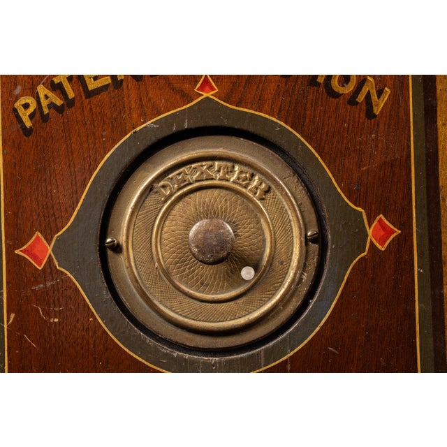 Antique wooden safe panel by Herring & Co. of New York, dating to the 1870s and originally fitted to one of the company's...