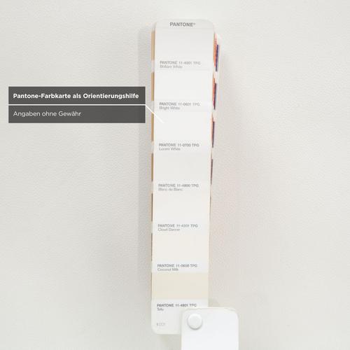 Chairs in White Leather, Set of 4 For Sale - Image 6 of 11