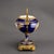 French Cobalt Blue Porcelain Urn Vase by Delinière, 1880-1900 For Sale - Image 4 of 13