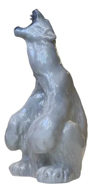 Roaring Polar Bear No. 502 by C. F. Liisberg from Royal Copenhagen
