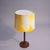 Table Lamp in Teak with Fabric Shade, 1950s For Sale - Image 3 of 5