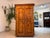 Metal Antique Swiss Pine Wardrobe For Sale - Image 7 of 18